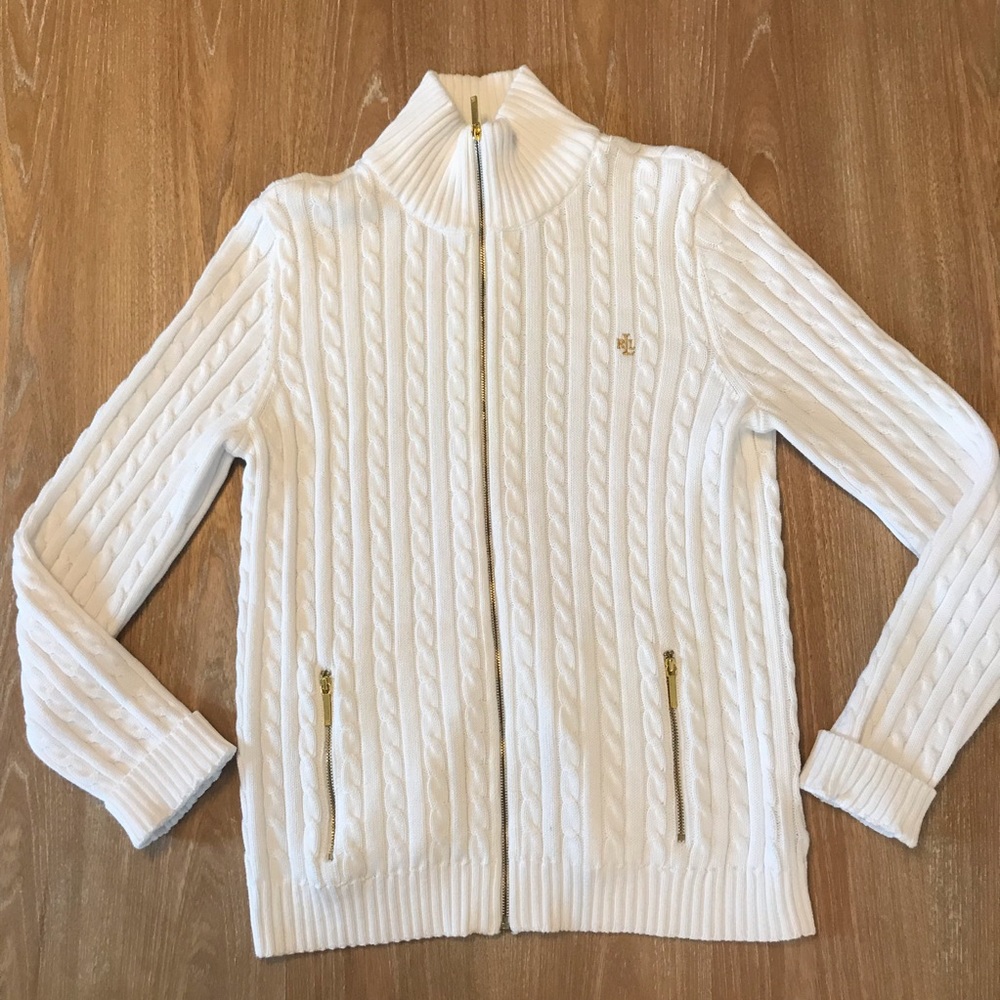 RALPH LAUREN  SWEATER GOLD HARDWARE